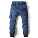 Men's Workwear Pants Trend Style Youth Oversized Solid Color Leggings With Multiple Pockets_viptrois.com
