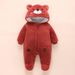 Kids'clothing Thickened newborn clothes go out cotton-padded baby winter clothes warm foot wrap cotton_viptrois.com