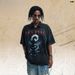 American-style Dragon Print Distressed POLO Collar Short-sleeve Men's Summer Trendy Loose T-shirt_viptrois.com