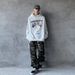 Loom European And Japanese Style American Retro Trendy Camouflage Cargo Loose Straight High Street Hip Hop Ins Wide Leg Pants_viptrois.com