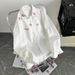 Men's Clothing Lip Print Shirt Men's Long Sleeve Spring And Autumn Brand Loose Jacket Design Sense Printing Couple Men And Women Casual Shirt_viptrois.com
