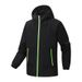 Men’s Waterproof Windbreaker Jacket – Urban Outdoor Corduroy Utility Coat For Hiking & Streetwear (M-3XL, Black/White) – Unisex Tactical Essential_viptrois.com