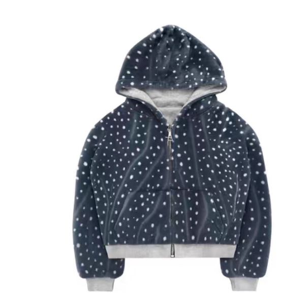 Men's Heavyweight Distressed Hoodie - Vintage Washed Cotton Zip-Up Sweatshirt (3 Styles, XS-XXXL)_viptrois.com