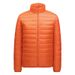 Men’s Slim Fit Down Jacket – Lightweight Stand Collar Puffer Coat | 50g White Duck Feather | Wrinkle-Resistant | Extended Sizes_viptrois.com