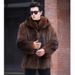 Men's Clothing Men's Fur Coat Mink Fur New Coat European And American Fisherman Stand Collar Short Jacket Winter Casual Warm_viptrois.com