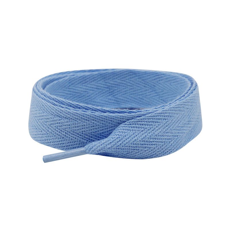 Shoelace Flat Solid Color Cotton Herringbone Ribbon Widened 20mm_viptrois.com