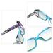 2025 Trendy Square Sunglasses - Water Transfer Small Frame With UV400 Protection (Unisex, Rectangular Cut Edge Design)_viptrois.com