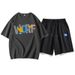 Men's Clothing Handsome Matching Short-Sleeved Sportswear Outfit Suit_viptrois.com