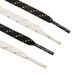 Single Twill Wire Polyester Flat LACES Small White Shoes Casual Board Shoe Rope_viptrois.com
