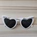 Just Married Letter Heart Sunglasses_viptrois.com