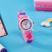 Mother & Kids Primary School Students Waterproof Children's Watch Quartz Cartoon Only Watch Time Recognize Words Children's Silicone Watch_viptrois.com