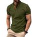 Men's Clothing Men's Short Sleeved T Shirt Foreign Trade Independent Station Quick Drying Casual American Henry Polo_viptrois.com