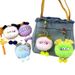 Bag Charm Celebrity Cute Cartoon Doll Keychain Ugly Cute Plush Doll Bag Pendant Car Key Chain Ornaments_viptrois.com