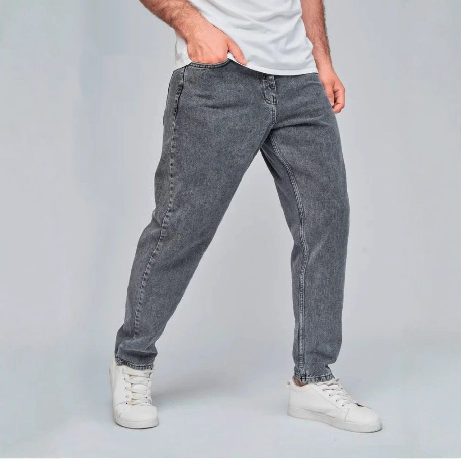 Men's Jeans Loose Casual Midweight Pants Softener Fabric Slight Stretch Machine Washable_viptrois.com
