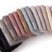 Unisex Solid color soft shimmering satin scarf women's scarf sunblock shawl Muslim_viptrois.com