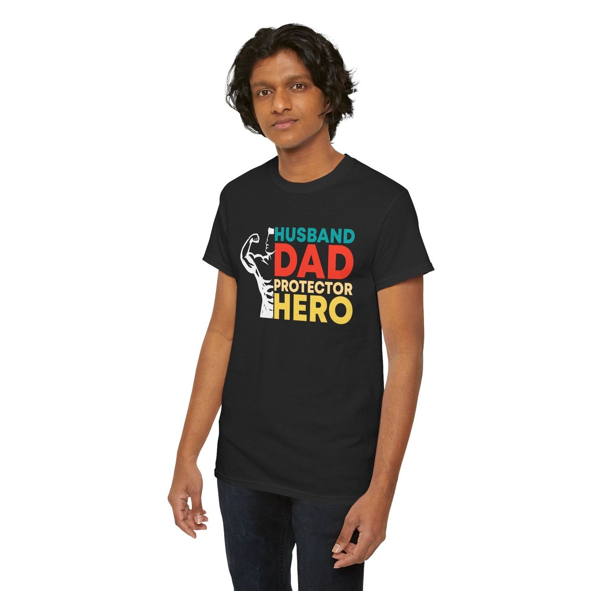 Superhero Comics T-Shirt Mens Womens Tees Top | Hero Fan Tee | Husband Dad Protector Hero Shirt_viptrois.com