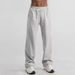 Men's Clothing Men's New Style Drawstring Spring And Summer Straight Loose Pants Casual Sweatpants_viptrois.com