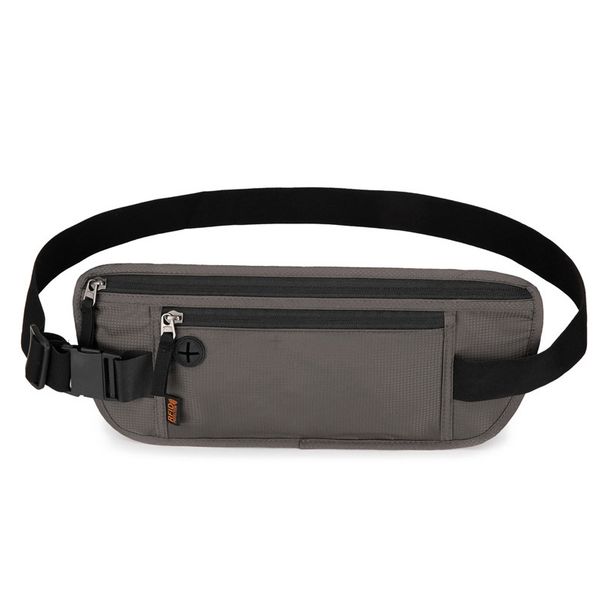 Gym Bags New Mobile Phone Passport Document Bag Waist Bag Close Fitting Anti Theft Brush RFID Waterproof Anti Theft Ultra Thin Mobile Phone Waist Bag_viptrois.com