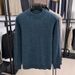 Men's Clothing 100% Wool Sweater Semi-Turtleneck Winter Knitwear With Jacquard Pattern, Premium Soft & Warm Pullover For Casual & Formal Wear_viptrois.com