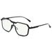 Steampunk Metal Sunglasses – European & American Style Irregular One-Piece Design For Men_viptrois.com