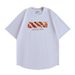 Fashionable, casual, loose fitting, handsome, high street, unisex printed pure cotton trendy brand, handsome round neck_viptrois.com