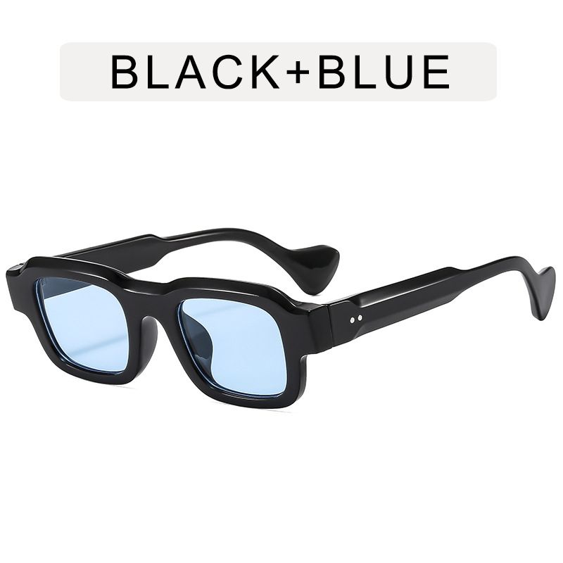 Retro small square frame simple sunglasses for women ins niche light luxury glasses fashion street shooting sun protection sunglasses trend_viptrois.com
