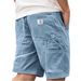 Men's Clothing 2025 New European And American Cross Border Foreign Trade Men's Fashion Multi Pocket Embroidered Workwear Retro Corduroy Shorts_viptrois.com