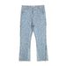 Men's Denim Pants High Street Jeans – Washed Wide-Leg Pants With Color Blocking (Retro & Statement)_viptrois.com