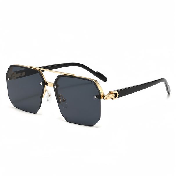 2631classic retro fashion pilot dark lens full frame optical glass unshade sunblock comfort wear sports outdoor travel men's sunglasses_viptrois.com