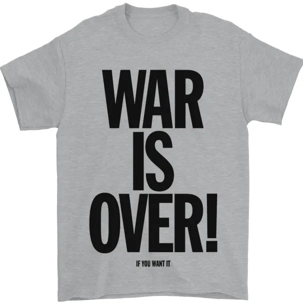 War Is Over If You Want It John Lennon Mens T-Shirt Mens Womens Tees Top 100% Cotton_viptrois.com