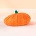Family clothing Autumn/Winter family knit hat New new Halloween pumpkin warm Beret knit hat_viptrois.com