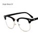 2025 Anti-strahlung Optische Brillen Stilvolle Computer Gläser Klassische Browline Rahmen Retro Brille Anti-blau Licht Unisex_viptrois.com