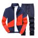 Men's Slim Fit Stand Collar Baseball Jacket With Long Sleeves – Lightweight Sporty Outerwear For Running & Casual Wear (Grey, Black, Navy Blue)_viptrois.com
