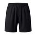Men's Casual Loose Linen Shorts Summer Simple Commuting Sports Beach Five Point Bottoms_viptrois.com
