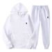 Men's Clothing 2025 European And American Autumn And Winter New Hooded Sweatshirt Pony Print Loose Plus Velvet Suit_viptrois.com