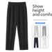 Unisex Straight-Leg Sweatpants – Mid-Rise Casual Joggers With Elastic Waist (M-5XL) – Soft Blended Fabric For Everyday Wear_viptrois.com