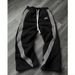 Men's Clothing Spring And Autumn Thin Buttoned Casual Sweatpants Men's Trendy Brand Ins Loose Straight Striped Color Matching Sports Trousers_viptrois.com