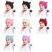 New Adult Nightcap, Cross Border Hot Selling Parent Child Set 3D Nightcap Coral Fleece Double Layer Satin Nightcap_viptrois.com