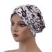 Women's Ethnic Headscarf Hat – Satin-Lined Chemotherapy Headwear With Knotted Indian Style_viptrois.com