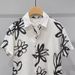 Men's Clothing Short Sleeved Floral Shirt Retro Handsome Beach Couple Loose Shirt_viptrois.com
