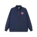 Men's Clothing UU 320g Stand Up Collar Half Zip Sweatshirt Men's Loose Fit With Badge, US Map, Versatile Trendy American Style Top Wholesale_viptrois.com