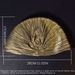 African Gilded Snail Turban Hat – National Baotou Cloth Headpiece For Weddings & Special Occasions_viptrois.com