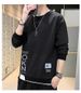 Casual Crew Neck Fleece Thickened Youth Warm Long-Sleeve T-shirt_viptrois.com