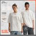 "Vintage Wax-Dye Effect Heavyweight Cotton T-Shirt – Distressed Retro Style, Relaxed Fit Men's Tee"_viptrois.com