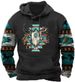3D-Printed Hooded Hoodie For Men, With A Rope And Pockets_viptrois.com
