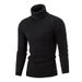 Loom Factory Wholesale Foreign Trade Men's Knitted Sweater Autumn Winter New European And American High Neck Solid_viptrois.com