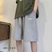 Men's Clothing Waffle casual quick drying shorts men's summer loose large size straight fat men's trendy five point pants sports pants_viptrois.com