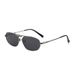Metal Single Beam Large Frame Polygonal Sunglasses For Women Retro Simple European And American Ins Street Shooting Beach Sunshade Sunglasses Trend_viptrois.com
