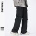 Men's Clothing Men's Wear 2024 Fashion Brand Casual Men's Clothing Dyed Multi Pocket Trousers Loose Floor Mopping Pants Men_viptrois.com