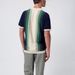 Men's Clothing Spring and Summer Leisure Multi Color Vertical Striped Stand Collar Knitted Top Men's Polo Shirt_viptrois.com